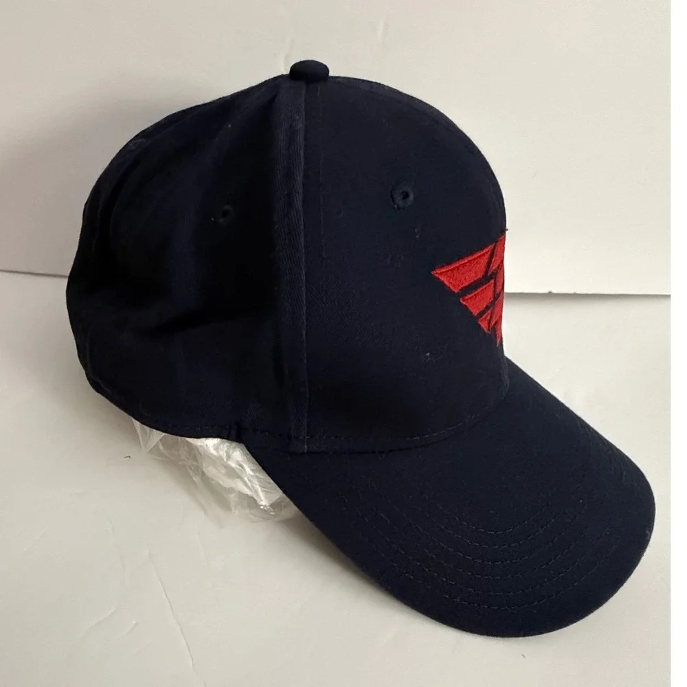 Otto Navy Blue University of Dayton Flyers D Wing Logo Baseball Cap Hat Mens